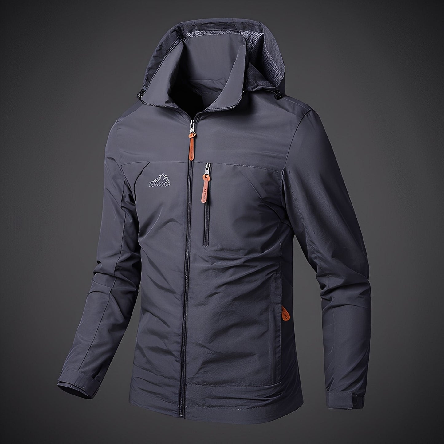 Street-Wave Mens Hooded Outdoor Jacket All-Weather Water Wind Protection Adventure Ready