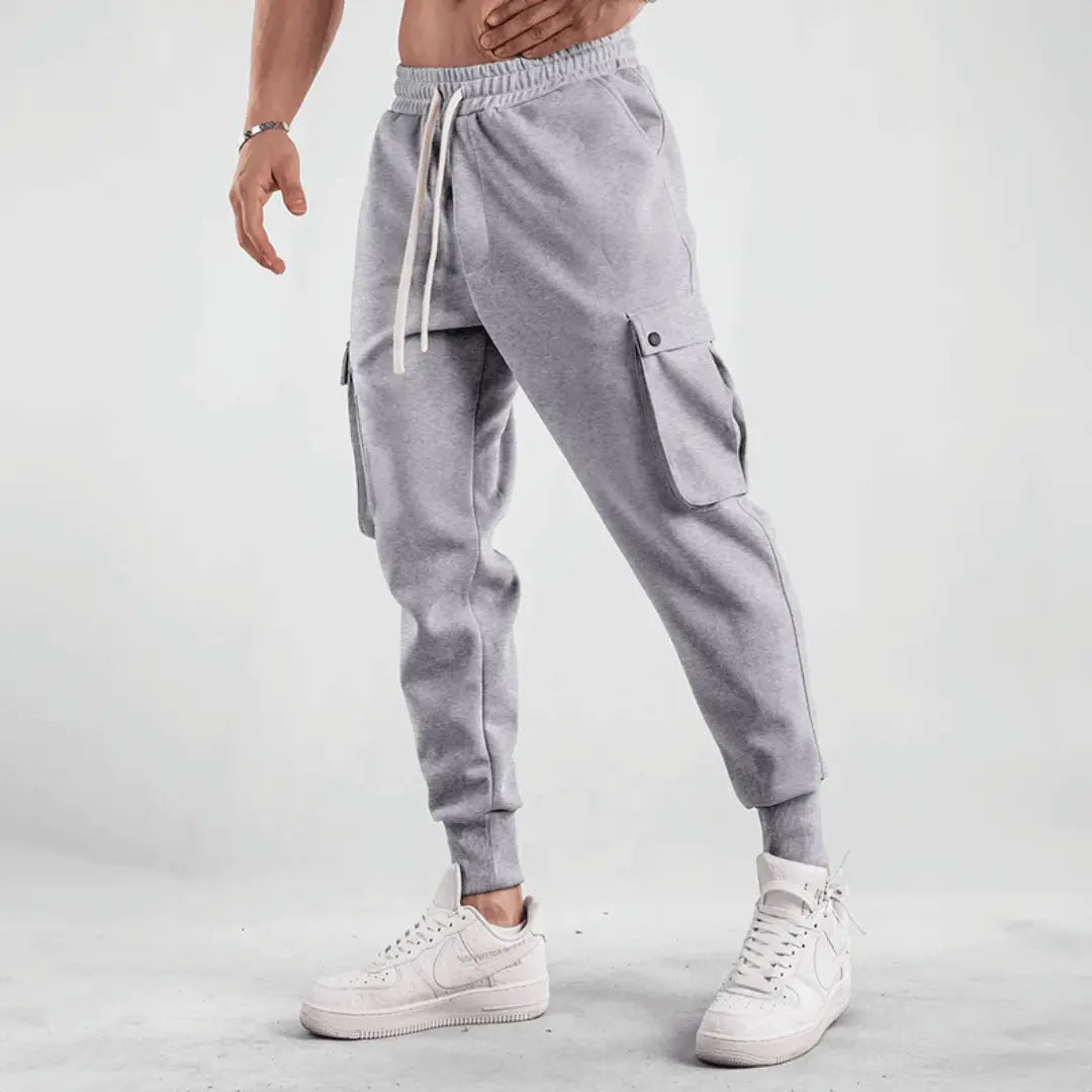 Street-Wave Elite Street Cargo Joggers For Men With Adaptive Breathable Fabric And Cargo Pockets