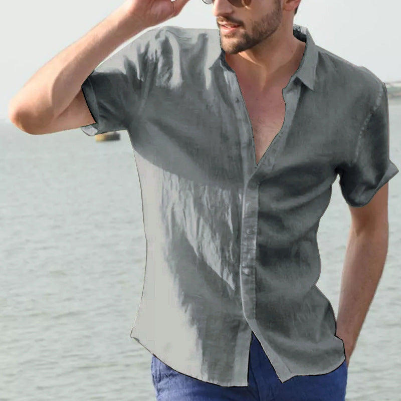 Street-Wave Linen Shirt For Men Breathable Comfort Everyday