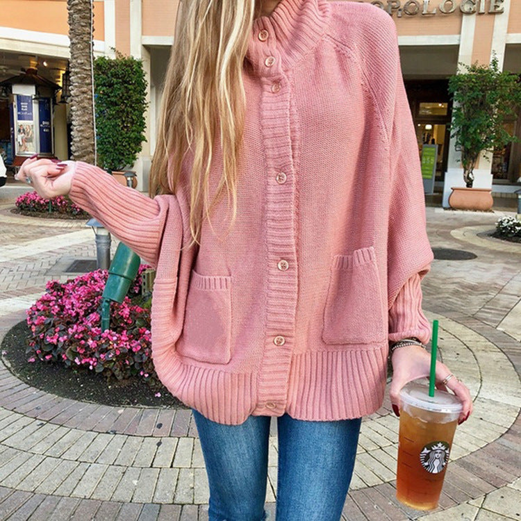 Womens Chunky Knit Cardigan With Pockets Street-wave For Style Conscious Women Cozy Versatile