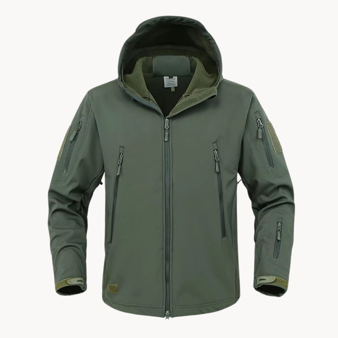 Street-Wave Ultralight Waterproof Jacket For Men With Windproof Protection And Zipper Pockets