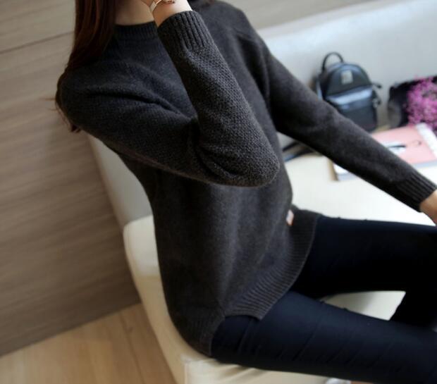 Street-Wave Women's Elegant Knit Sweater With Textured Structured Fabric For Chic Wardrobe