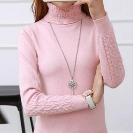 Streetwave Womens Fine Knit Sweater With High Collar And Cable Knit Pattern Elegant Cozy Wardrobe Essential
