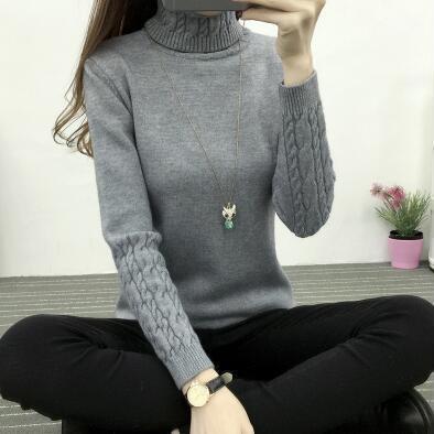 Streetwave Womens Fine Knit Sweater With High Collar And Cable Knit Pattern Elegant Cozy Wardrobe Essential