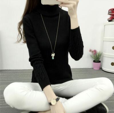 Streetwave Womens Fine Knit Sweater With High Collar And Cable Knit Pattern Elegant Cozy Wardrobe Essential