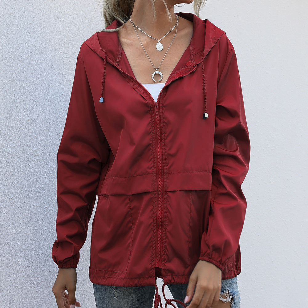 Street-wave Athena Short Raincoat for Women All Weather Protection Lightweight Hooded Jacket