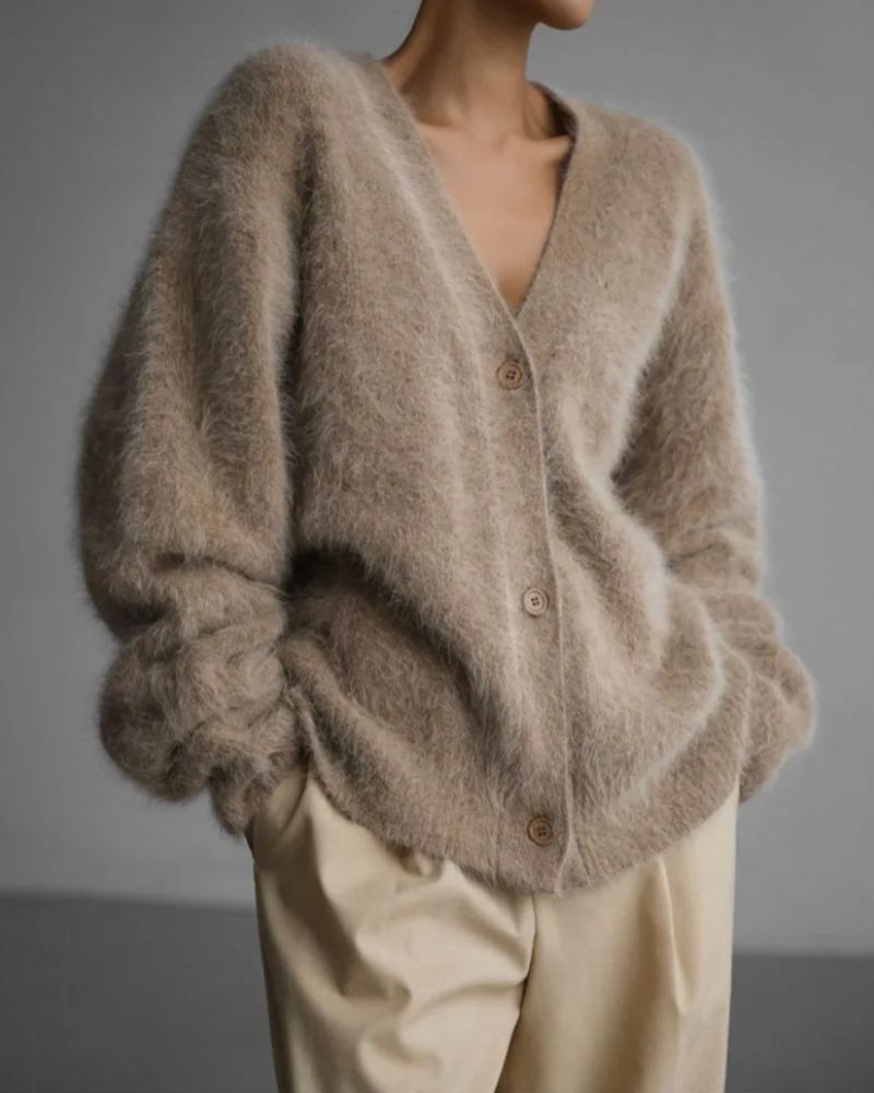 Street-Wave Cozy Cardigan Sweater For Women Ultra Soft Oversized Knitwear For Effortless Chic
