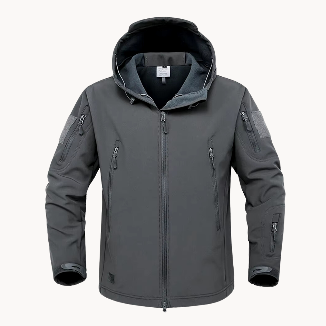 Street-Wave Ultralight Waterproof Jacket For Men With Windproof Protection And Zipper Pockets
