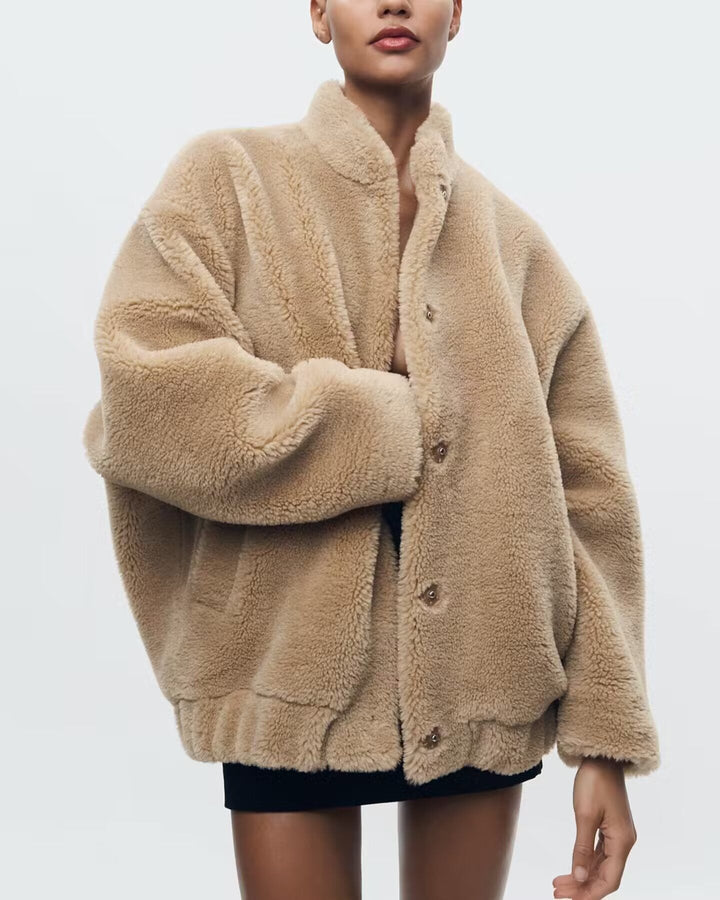 Street Wave Teddy Bear Coat For Women Ultra Soft Cozy Warmth And Comfort Premium Plush Interior