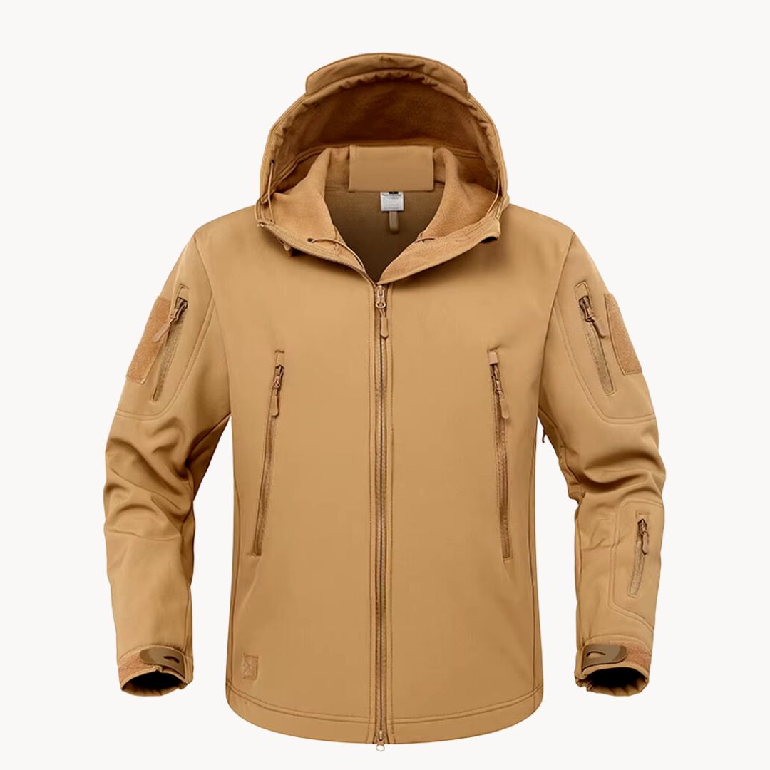 Street-Wave Ultralight Waterproof Jacket For Men With Windproof Protection And Zipper Pockets