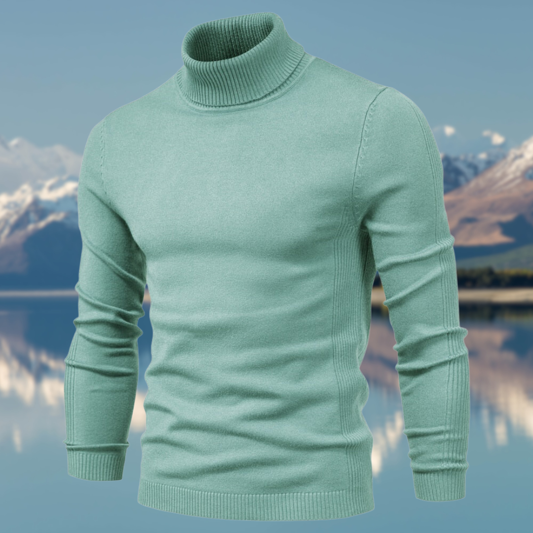 Street-wave Turtleneck Sweater With Cozy Multi-Layer Lining For Everyday Comfort Unisex Knit