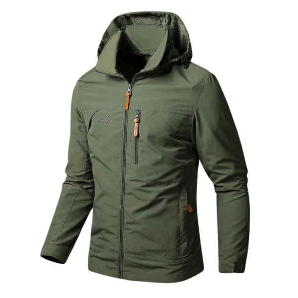 Street Wave Windproof Winter Jacket For Urban Adventurers With Removable Hood And Water Resistant Shell