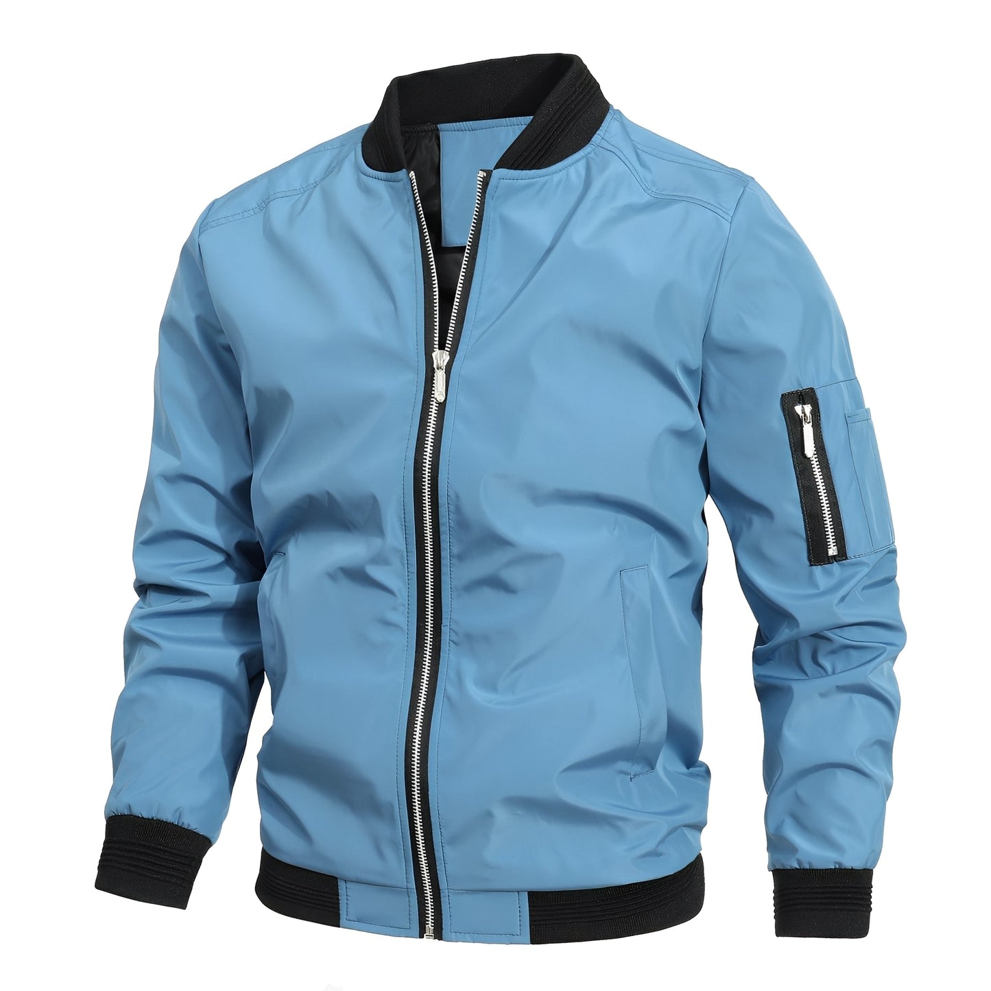 Street-wave Men's Bomber Jacket Modern Sport Style With Premium Comfort For Everyday Wear