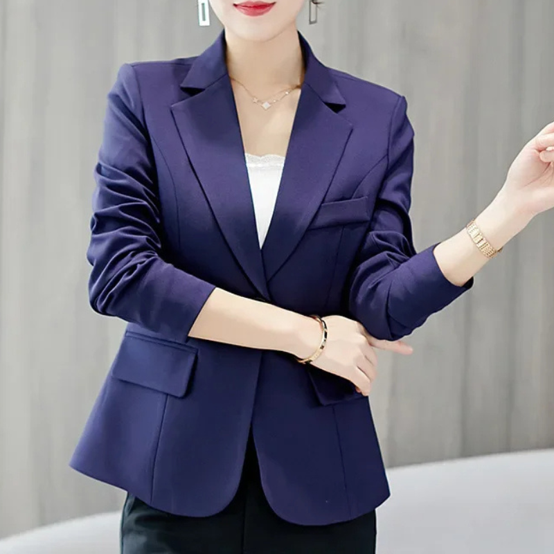 Street-Wave Clara Women's Tailored Slim Fit Office Blazer For Professionals