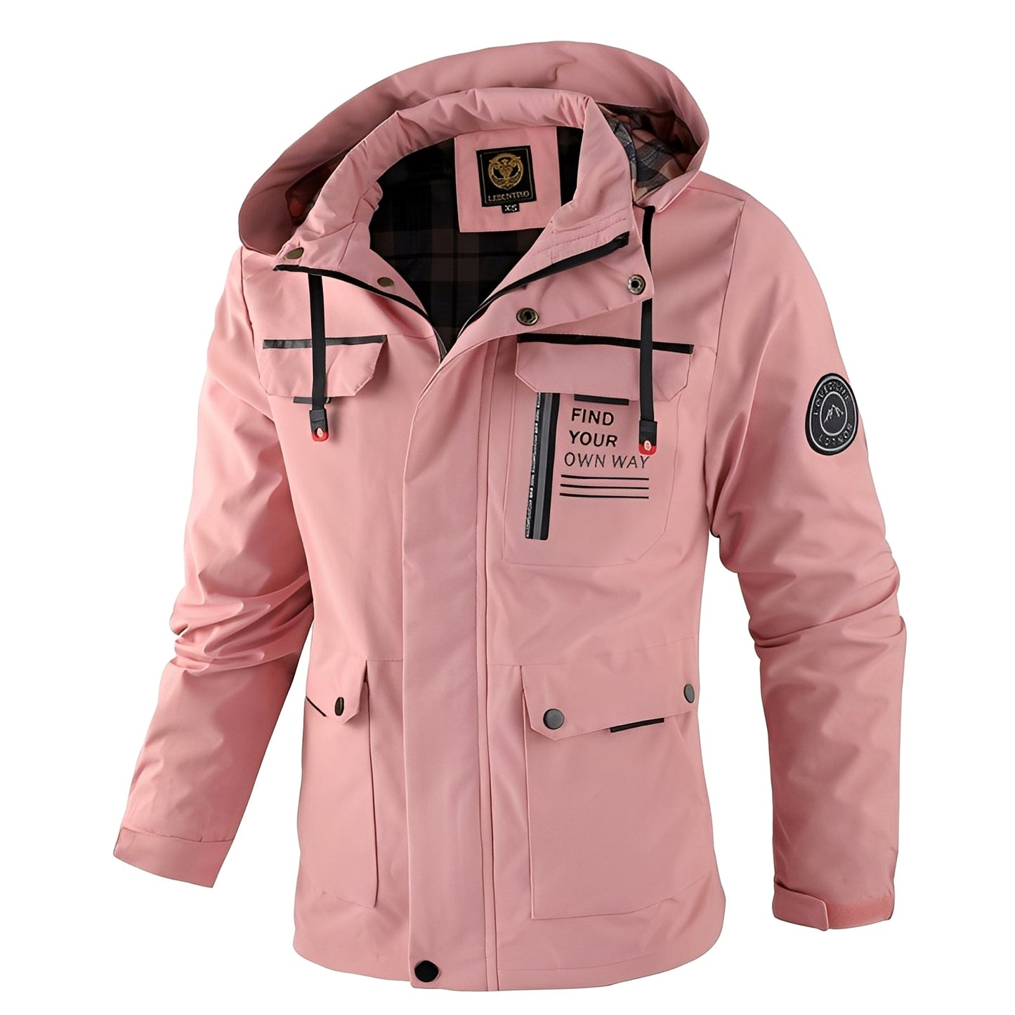 Streetwave Waterproof Insulated Winter Jacket For Men With Hood And Pockets All Weather Warmth
