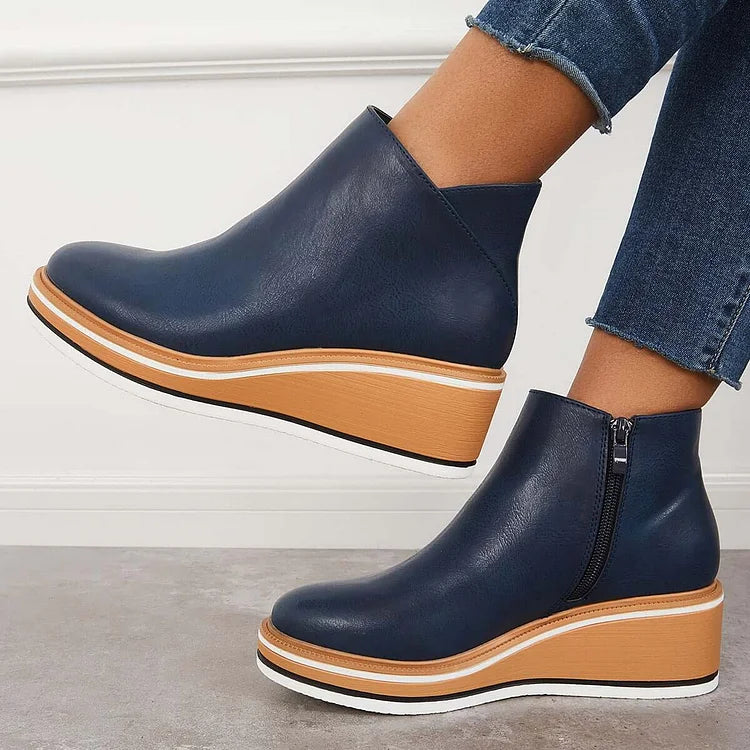 Women's Modern Boots with Mid-Height and Block Heel