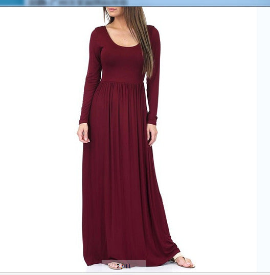Streetwave Maxi Dress For Women With Pockets Flowing Silhouette Everyday Comfort
