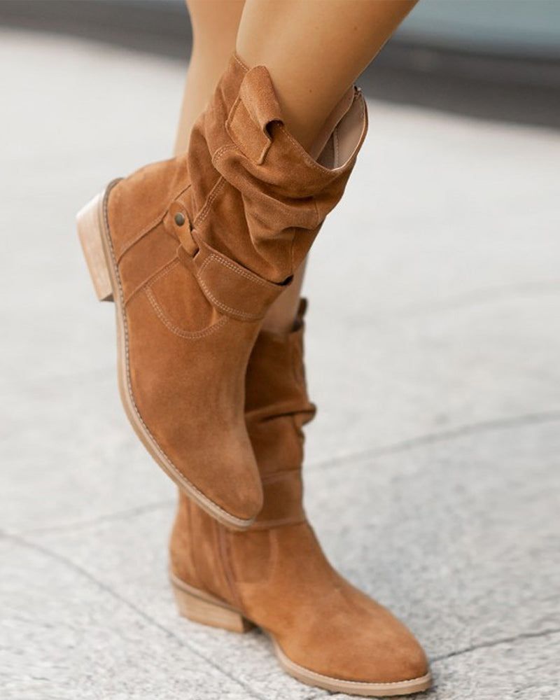 Streetwave Low Heel Boots For Modern Women Chic Comfort