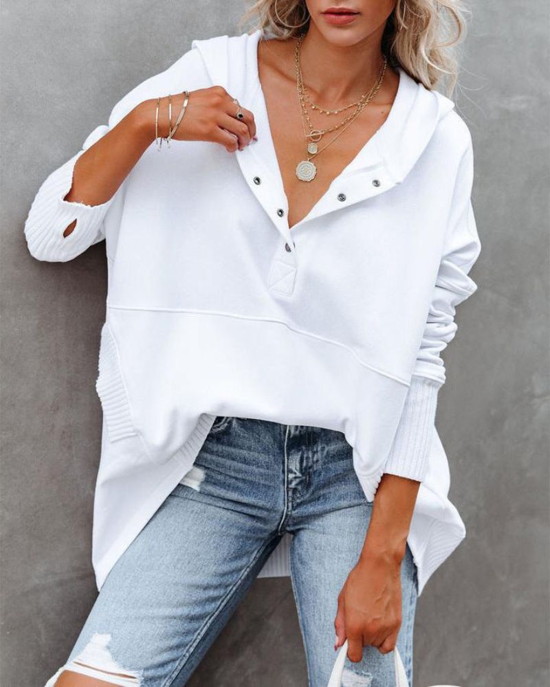 Street-Wave Comfortable Hoodie For Women Soft Cozy Oversized Warmth Everyday Chic Essential
