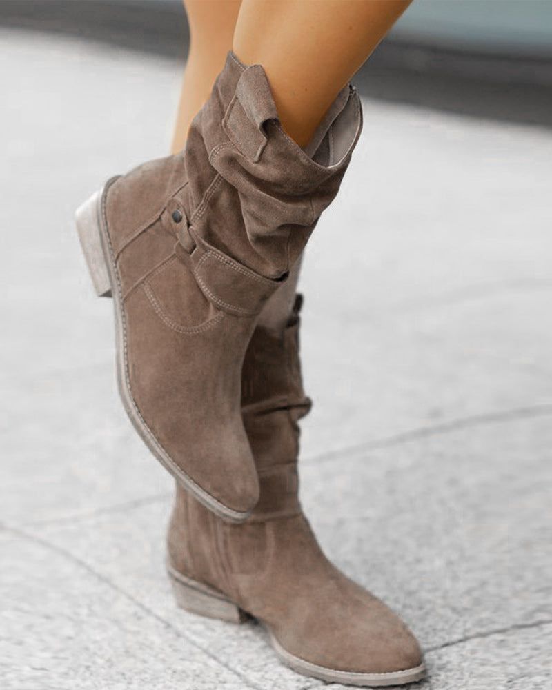 Streetwave Low Heel Boots For Modern Women Chic Comfort