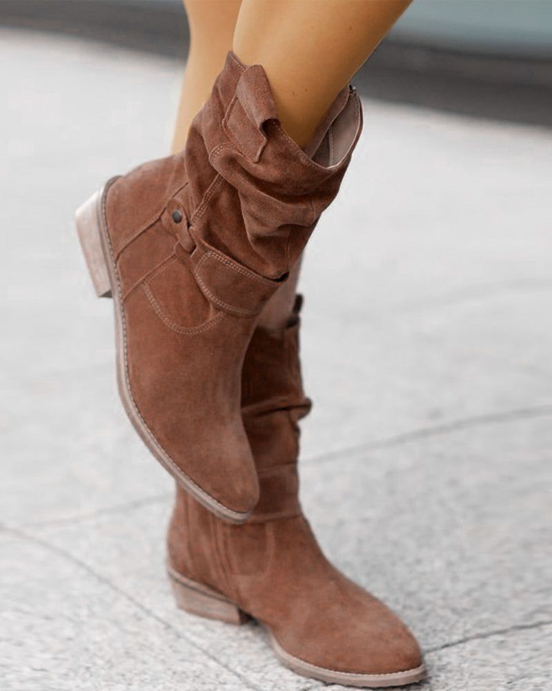 Streetwave Low Heel Boots For Modern Women Chic Comfort