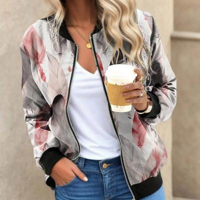 Street-Wave Floral Blazer For Women With Vibrant Flower Print Comfortable Durable Elegant Style