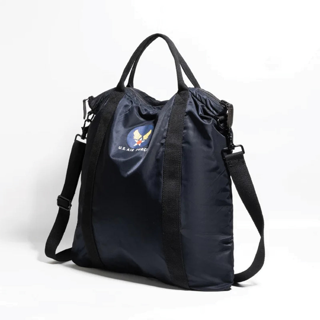 Street-Wave Aviator Crossbody Bag - Vintage Military Inspired Nylon With Adjustable Strap