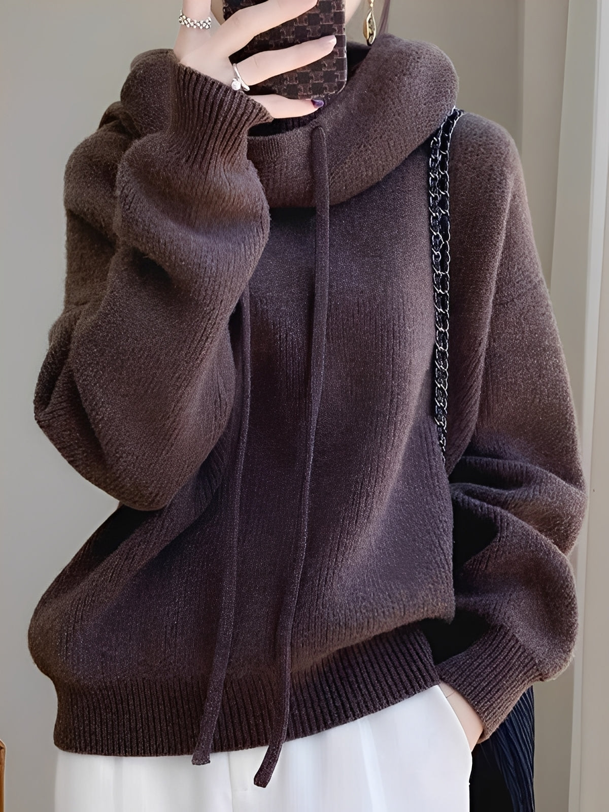 Street-Wave Merino Wool Hoodie For Women Cozy Warm Breathable Everyday Comfort All Day