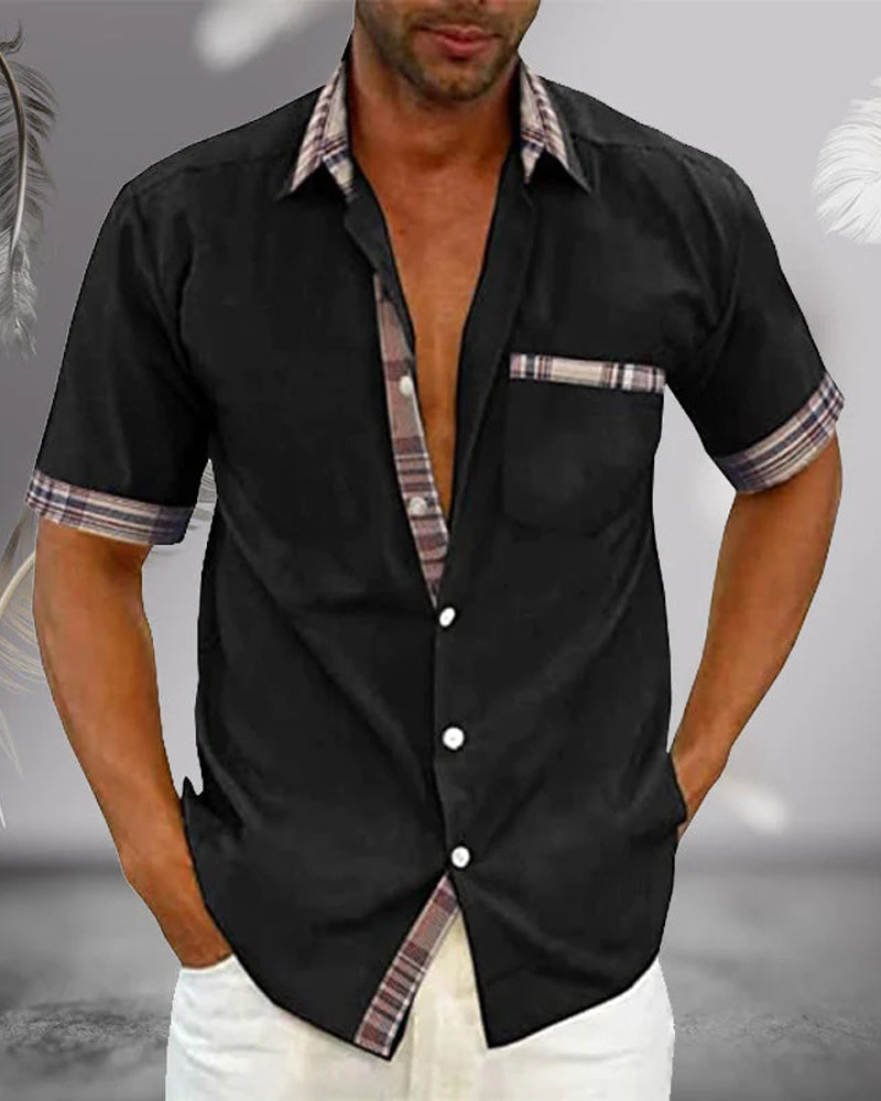 Streetwave Jason Mens Summer Shirt Lightweight Breathable Fabric For Hot Weather