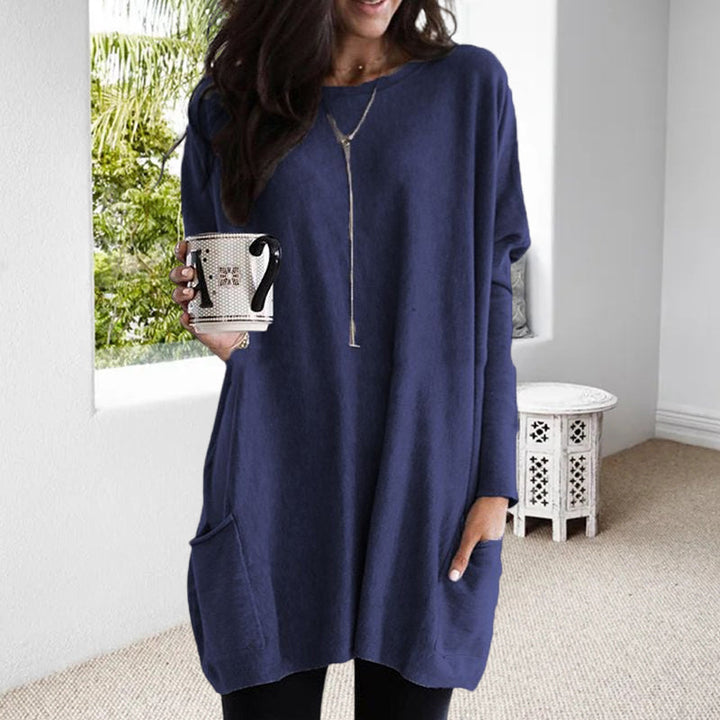 Street Wave Plus Size Oversized Sweater With Pocket For Curvy Women Cozy Chic Everyday