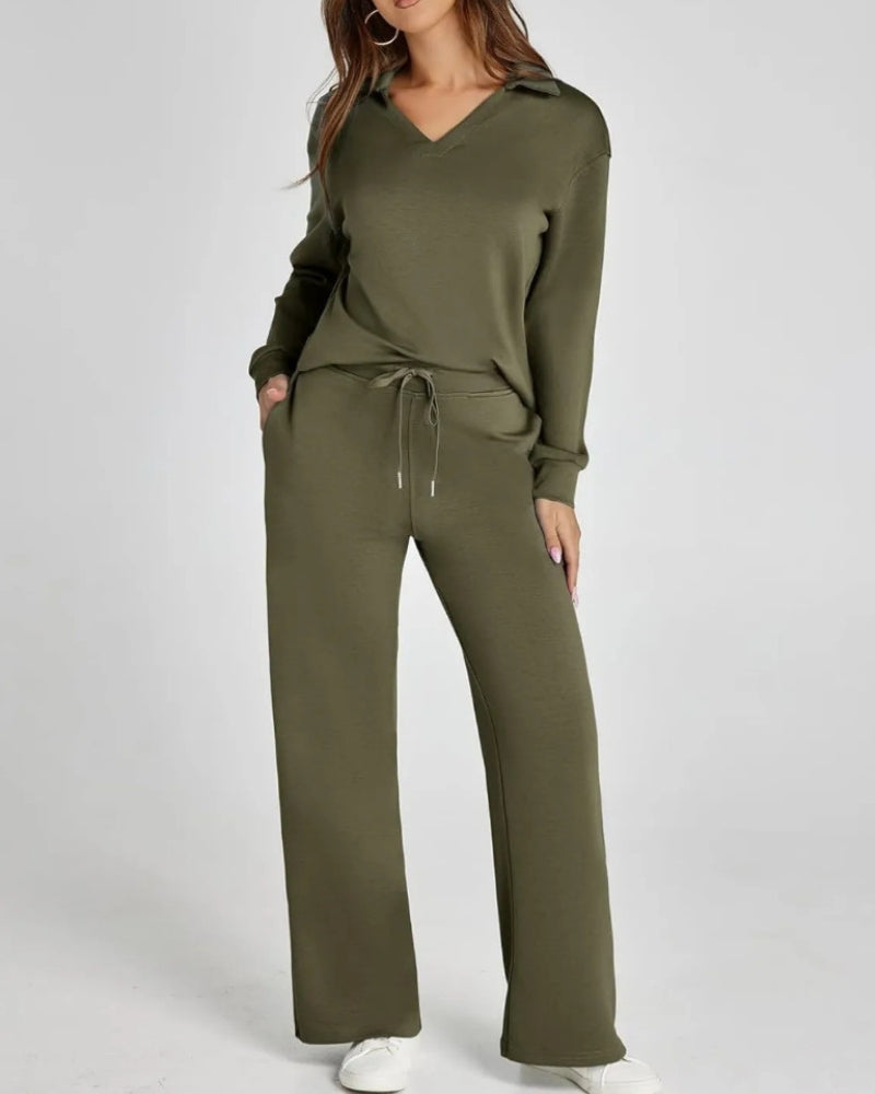 Streetwave Cozy Two Piece Loungewear Set For Effortless Everyday Comfort For Women Who Love Casual Luxury Loungewear