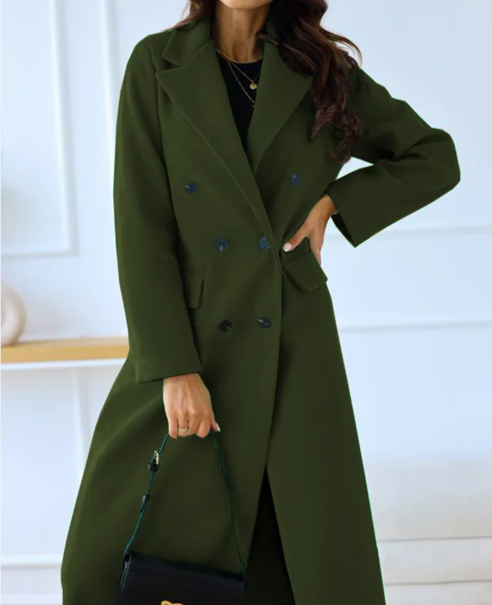 Karen Fitted Trench Coat Warmth By Street-Wave For Modern Women