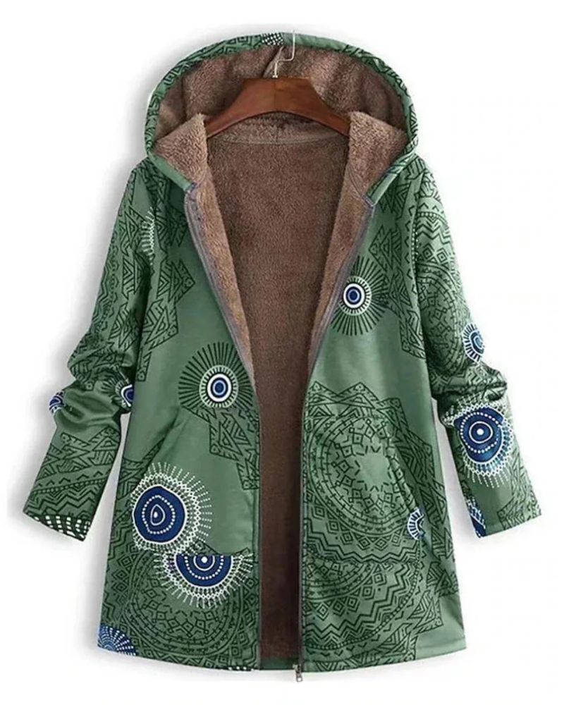 Street-wave Parka Warm Cozy Winter Coat With Soft Fleece Lining For Women And Men