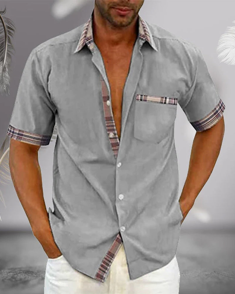 Streetwave Jason Mens Summer Shirt Lightweight Breathable Fabric For Hot Weather