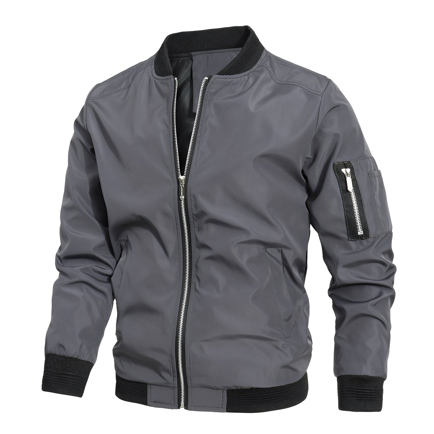 Street-wave Men's Bomber Jacket Modern Sport Style With Premium Comfort For Everyday Wear