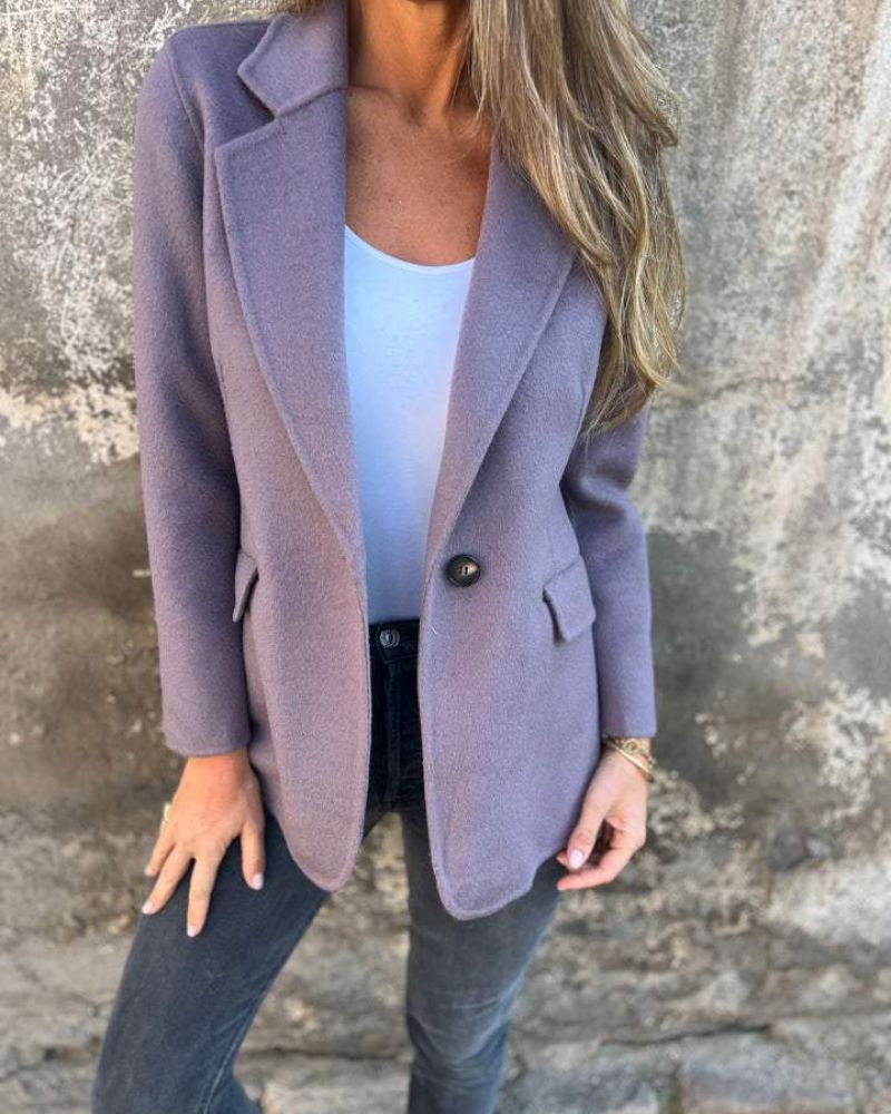 Streetwave Classic Blazer for Women Warm Winter Coat With Elegant Tailoring Timeless Style