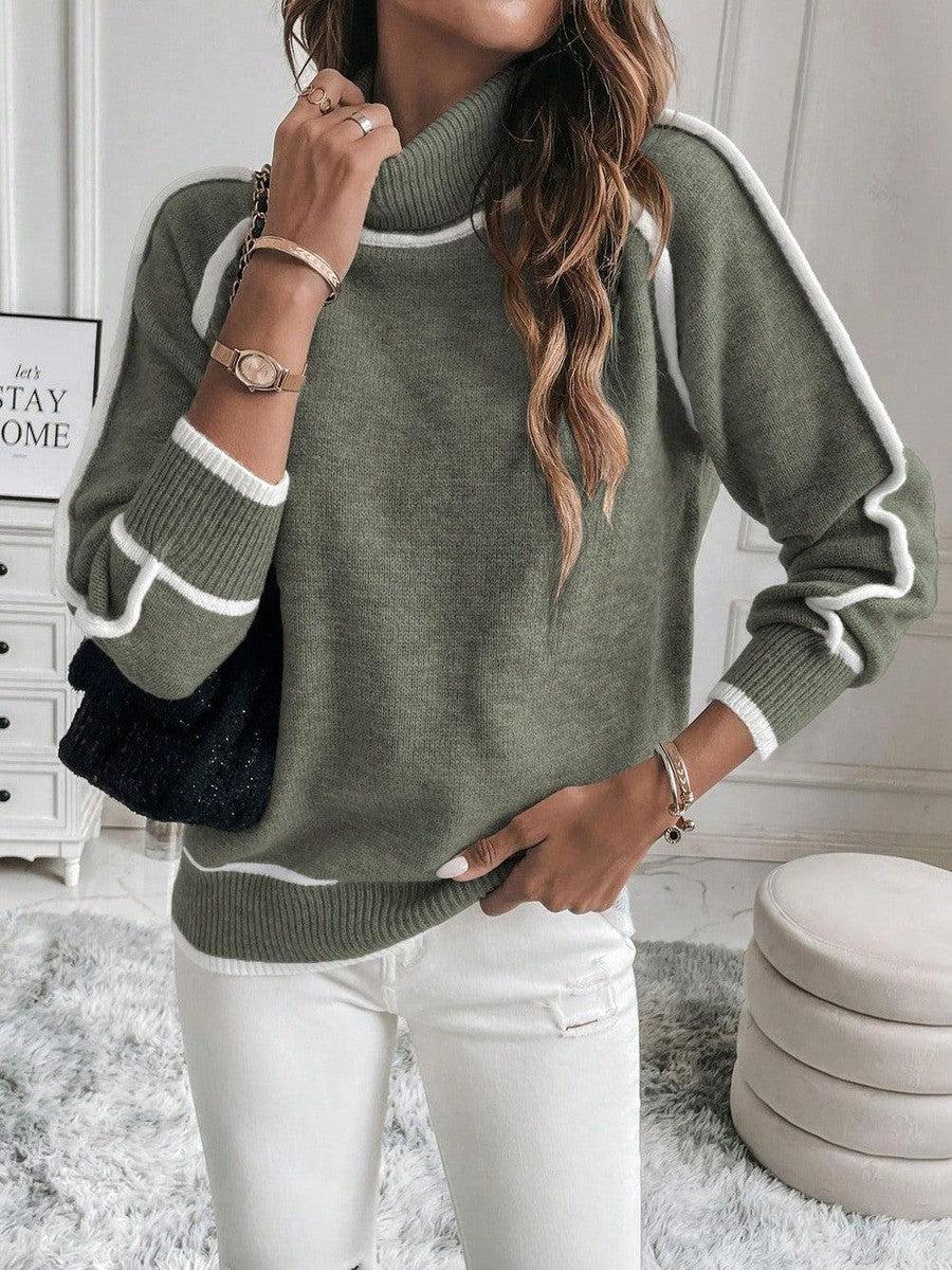 Street-wave Elegant Knit Sweater For Women Cozy Comfort