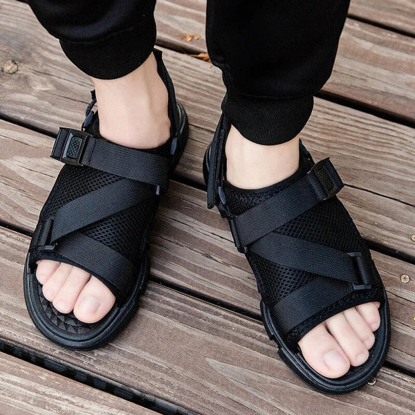 Street Wave Men's Outdoor Sandals for Adventure with All Day Comfort and Rugged Support
