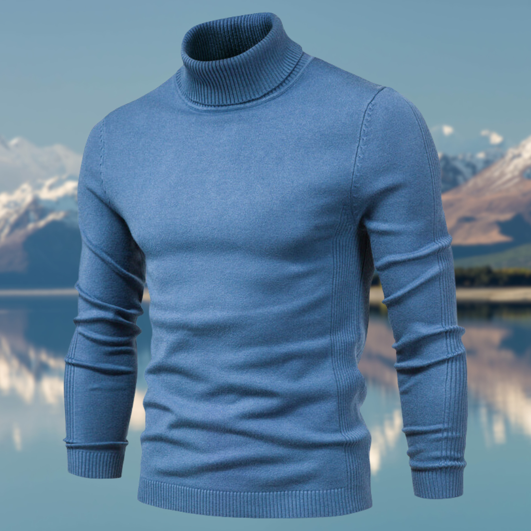 Street-wave Turtleneck Sweater With Cozy Multi-Layer Lining For Everyday Comfort Unisex Knit