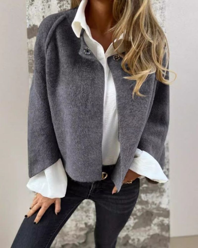 Street-wave Luxury Wool Coat For Women Warmth And Style Cozy Everyday Essential Premium