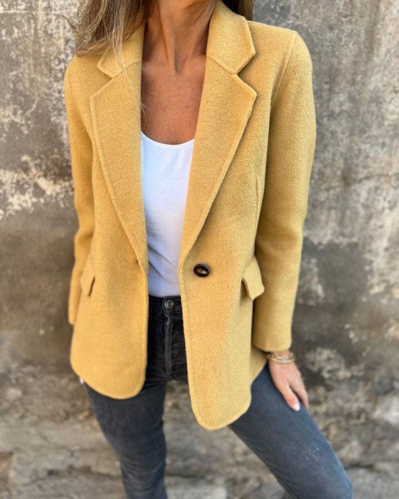 Streetwave Classic Blazer for Women Warm Winter Coat With Elegant Tailoring Timeless Style