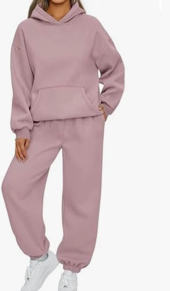 Street-Wave Women Sweatshirt And Jogger Set Breathable Comfort For Casual Athleisure Wear