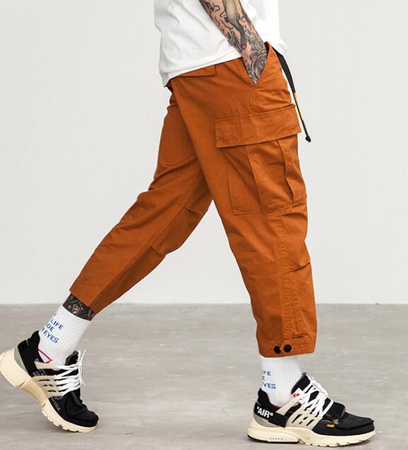 Calf Length Cargo Pants For Men By Street Wave Durable Versatile With Multiple Pockets