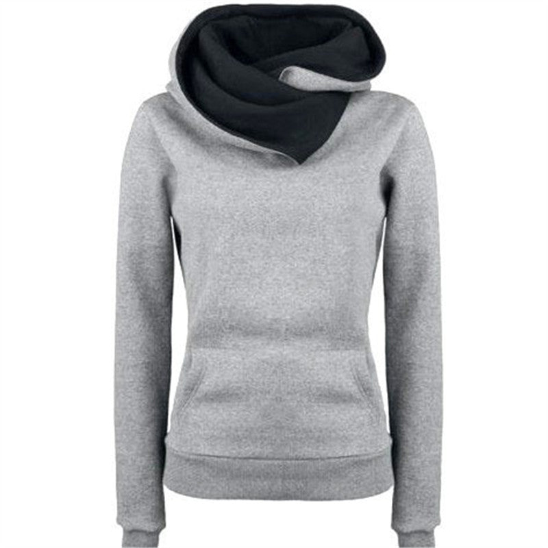 Streetwave Womens Hoodie With Asymmetric Cut Breathable Cotton Comfort For Everyday Wear