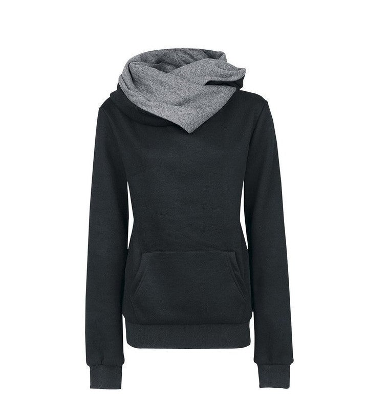 Streetwave Womens Hoodie With Asymmetric Cut Breathable Cotton Comfort For Everyday Wear