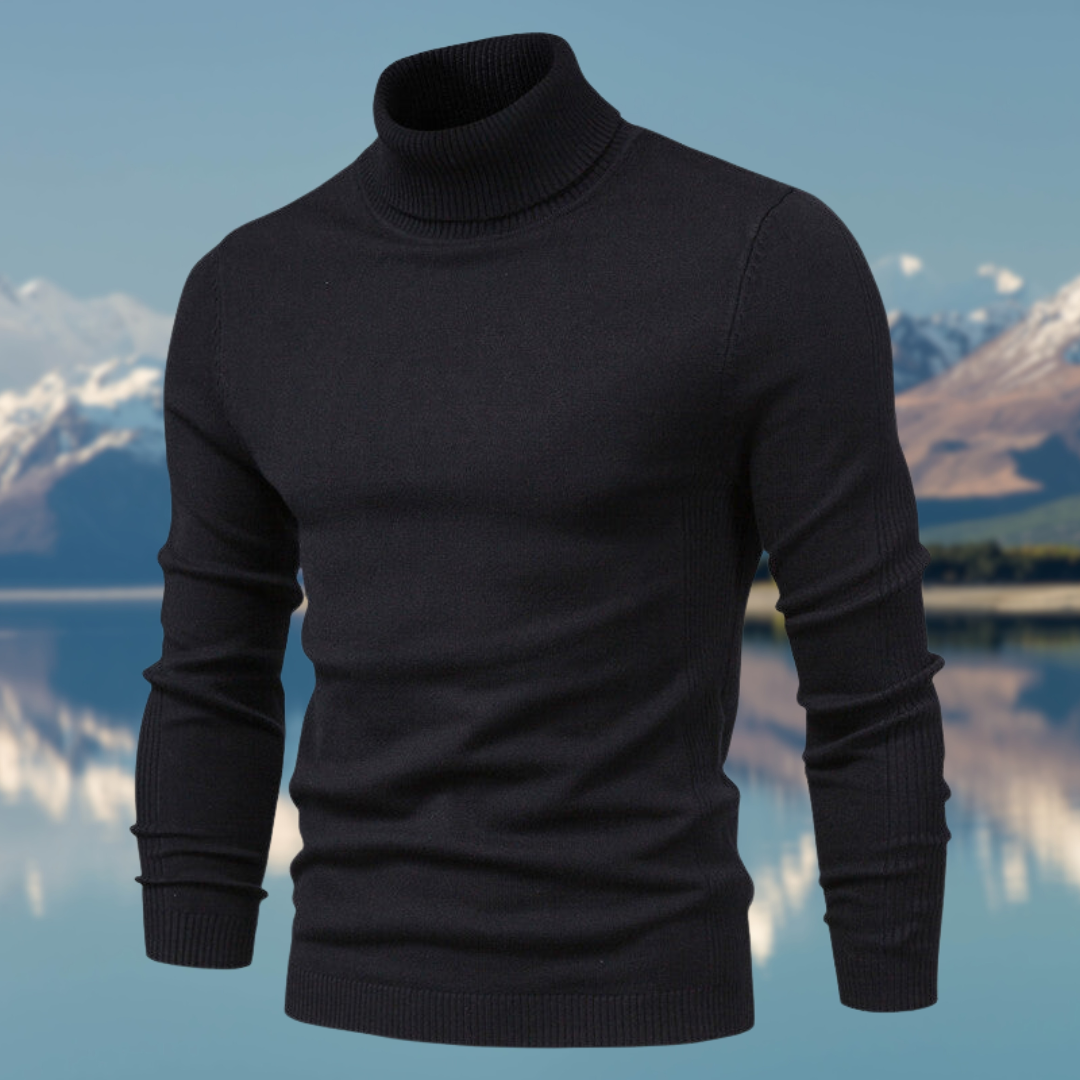 Street-wave Turtleneck Sweater With Cozy Multi-Layer Lining For Everyday Comfort Unisex Knit