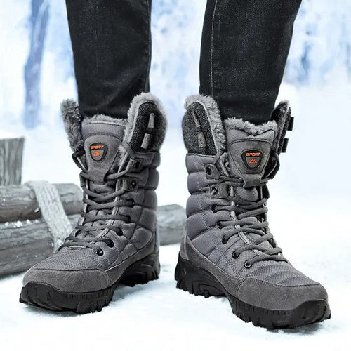 Streetwave Orthopedic Winter Boots For Men With Extra Warmth Durable Waterproof High Top Comfort