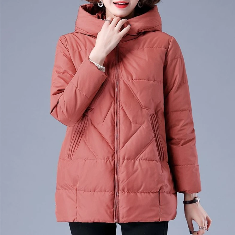 Chloe Womens Cozy Warm Hooded Winter Jacket Street-Wave