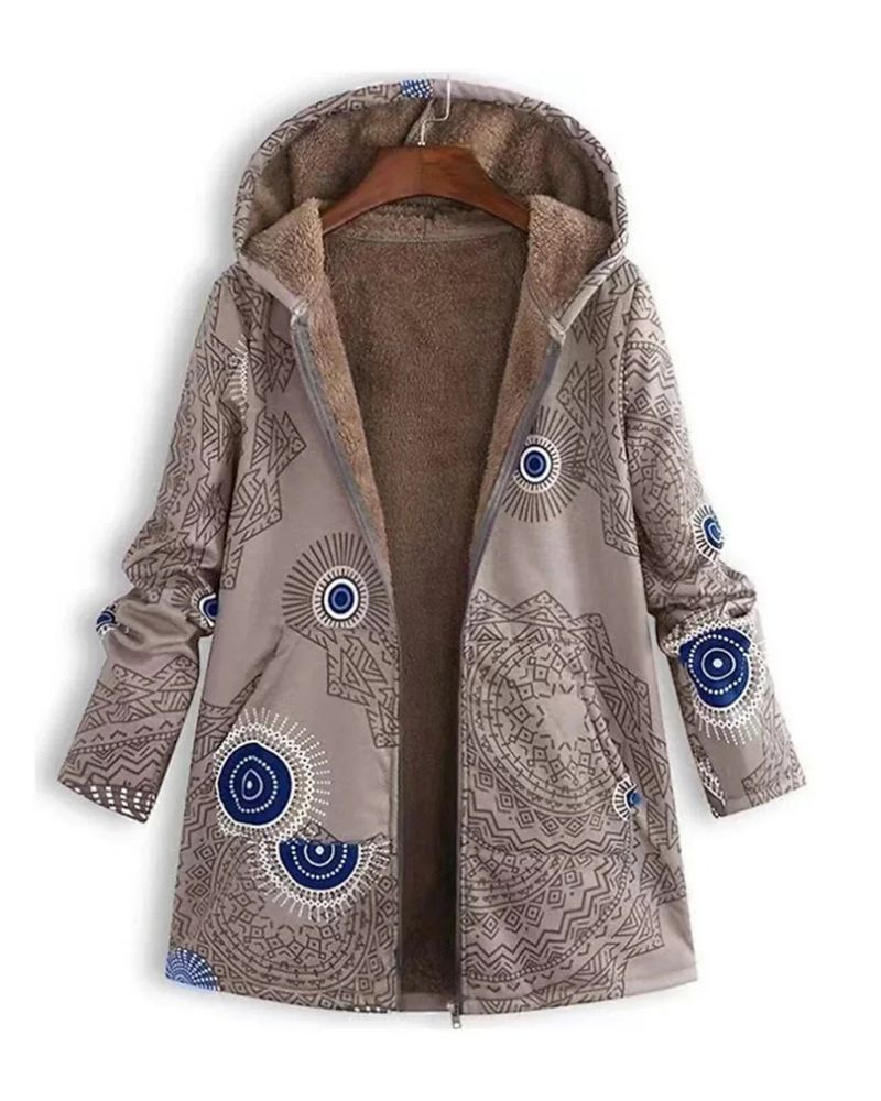 Street-wave Parka Warm Cozy Winter Coat With Soft Fleece Lining For Women And Men