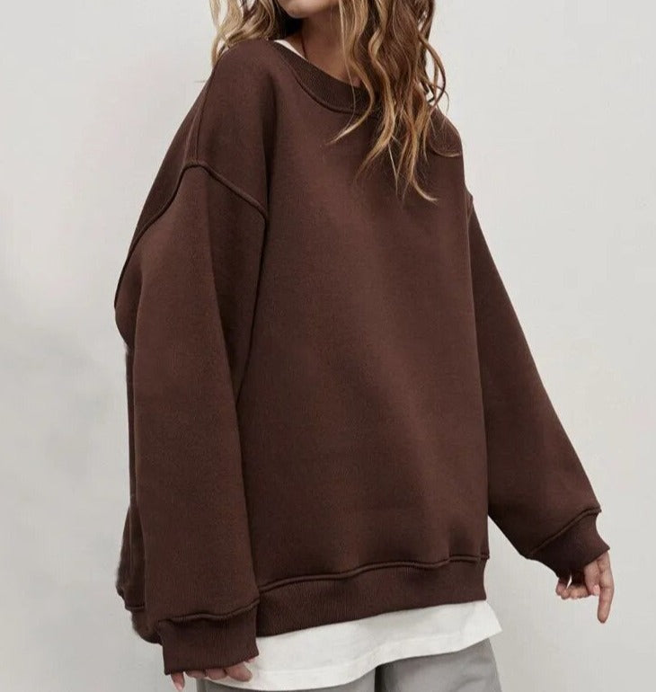Streetwave Oversized Knit Pullover For Cozy Layering And Relaxed Everyday Streetwear Wardrobe